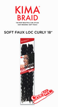 Load image into Gallery viewer, HARLEM 125 SOFT FAUX LOC CURLY 18" COLOR 2
